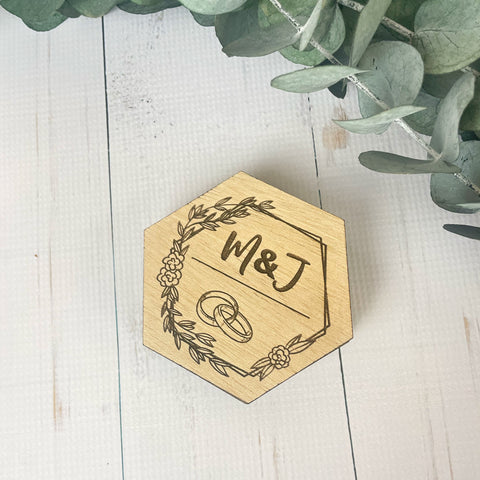 Porta alianzas anillos personalizado