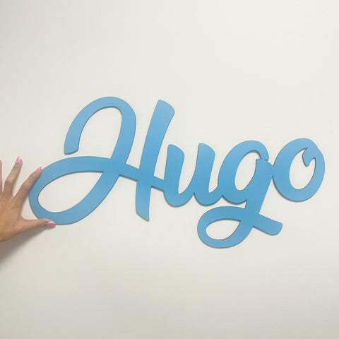 Nombre decorativo para pared