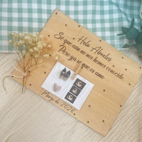 Hola abuelos personalizado con foto