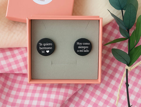 Gemelos personalizados bodas