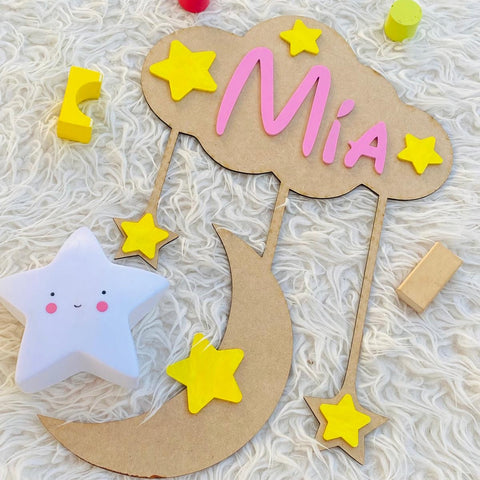 Cartel nube y Luna