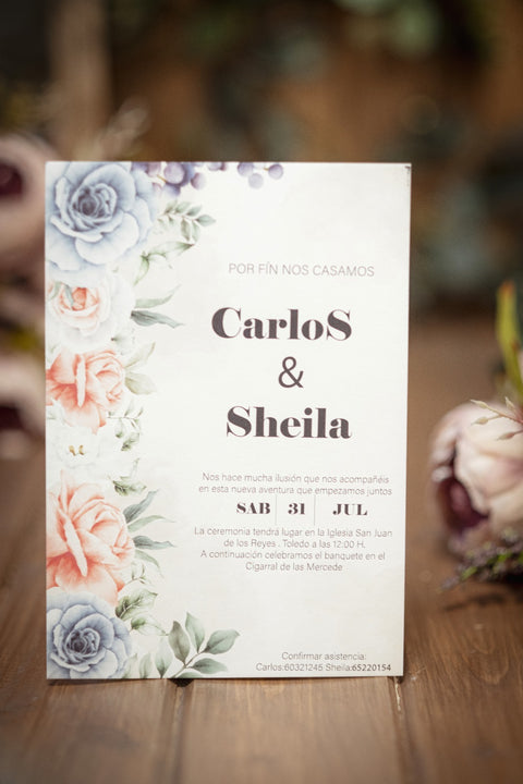 Invitación Boda Selva