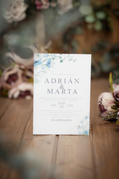Invitación Boda Océano