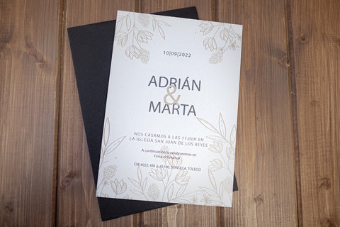 Invitación Boda Básica