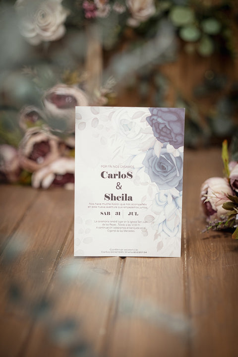 Invitación Boda Sueño Floral