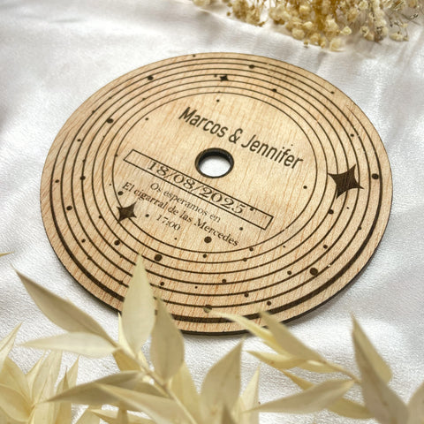 Invitación vinilo