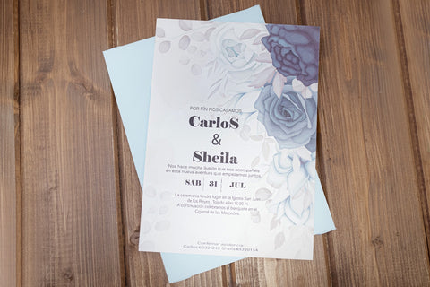 Invitación Boda Sueño Floral