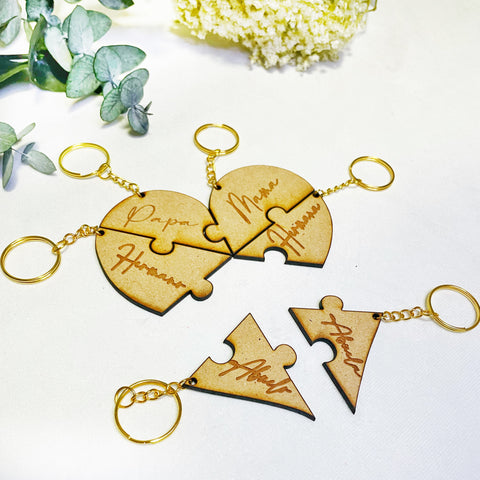Regalo llaveros puzle personalizado
