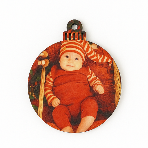 Bola de navidad personalizada con foto