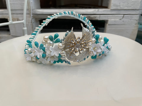 Tocado novia Porcelana fría personalizado