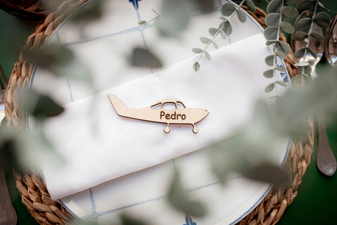 Marca sitios avión personalizado