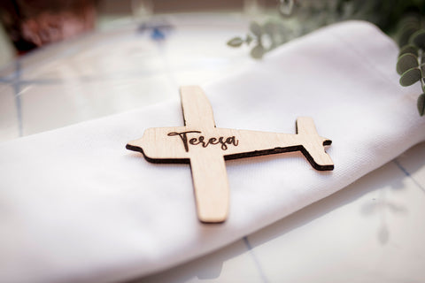Marca sitios avión personalizado