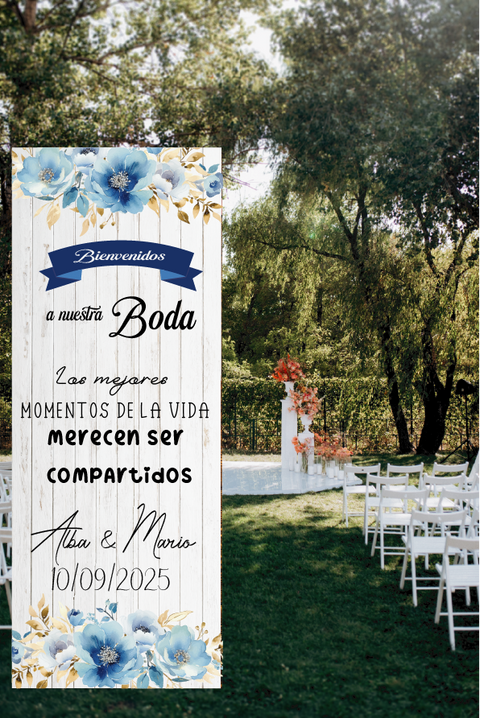 Banner bienvenida Azul
